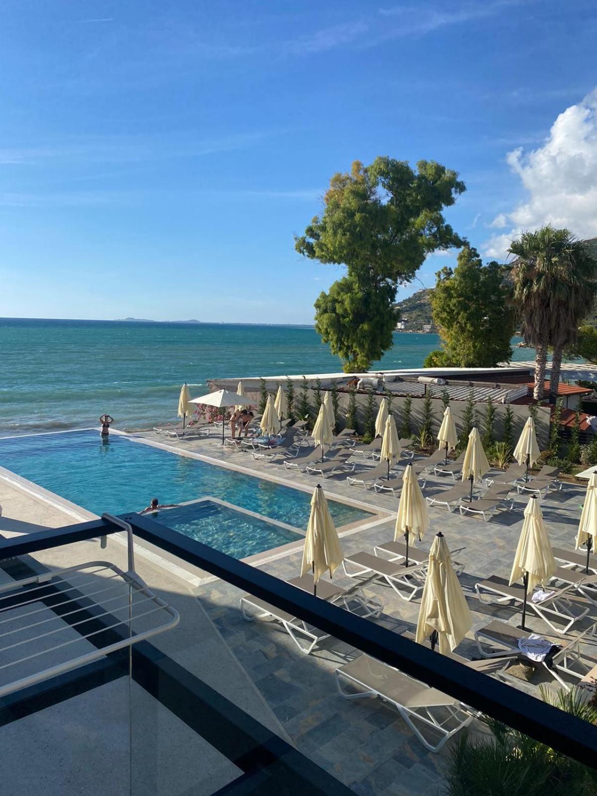 Dukes Albania Hotell Radhimë Exteriör bild